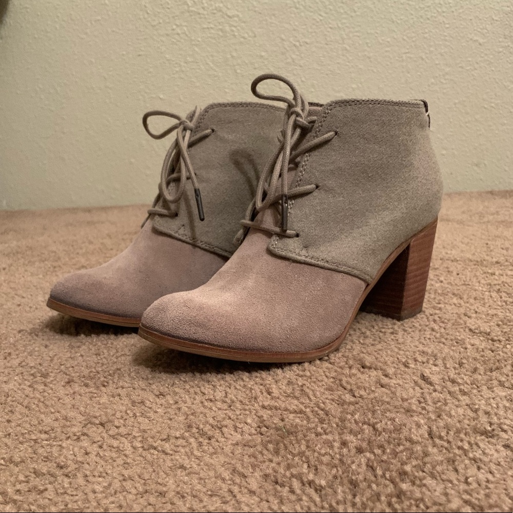 TOMS Lunata Lace-Up Bootie Size 6.5